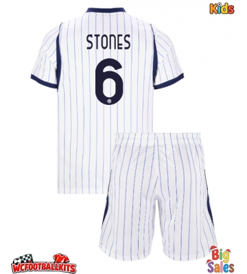 Inter Milan John Stones #6 Replica Away Stadium Kit for Kids 2026-27 Short Sleeve (+ pants)